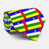 Vlag van de Centraal-Afrikaanse Republiek Stropdas (Opgerold)