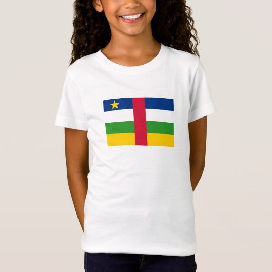 Vlag van de Centraal-Afrikaanse Republiek T-shirt (Voorkant)