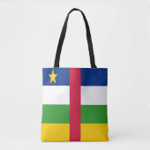 Vlag van de Centraal-Afrikaanse Republiek Tote Bag (Voorkant)