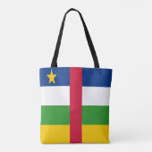 Vlag van de Centraal-Afrikaanse Republiek Tote Bag (Achterkant)