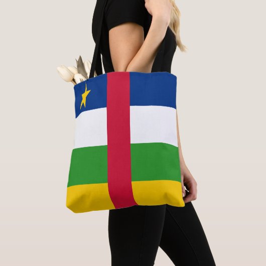 Vlag van de Centraal-Afrikaanse Republiek Tote Bag (Dichtbij)