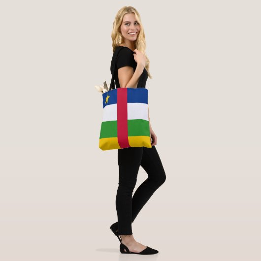 Vlag van de Centraal-Afrikaanse Republiek Tote Bag (Op model)