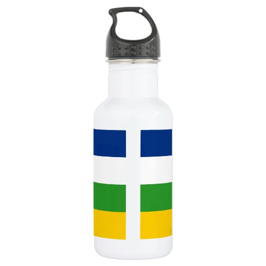 Vlag van de Centraal-Afrikaanse Republiek Waterfles (Achterkant)