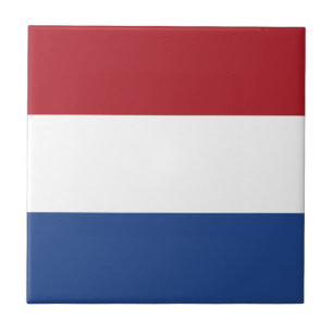 Vlag van de Ceramiektegel van Nederland Tegeltje