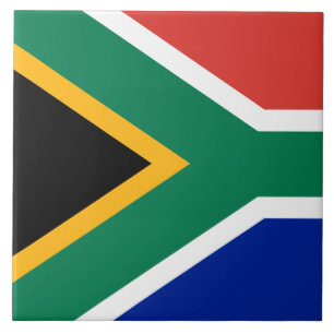 Vlag van de Ceramiektegel van Zuid-Afrika Tegeltje