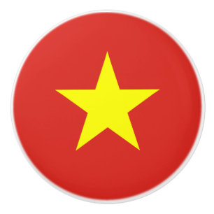 Vlag van de Ceramische Knop van Vietnam
