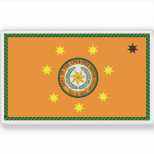 Vlag van de Cherokee, Verenigde Staten Sticker