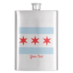 Vlag van de Chicago Classic Flask Flacon