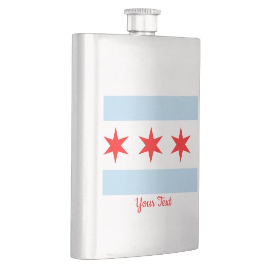Vlag van de Chicago Classic Flask Flacon (Rechts)