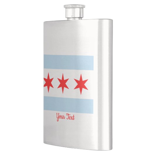 Vlag van de Chicago Classic Flask Flacon (Links)