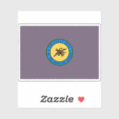 Vlag van de Choctaw natie en stam, Verenigde State Sticker (Vel)