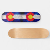 Vlag van de  Colorado Persoonlijk Skateboard (Horizontaal)