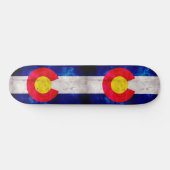 Vlag van de  Colorado Persoonlijk Skateboard (Horizontaal)