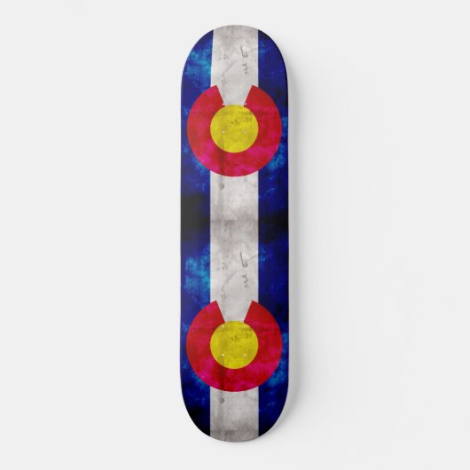 Vlag van de  Colorado Persoonlijk Skateboard (Voorkant)