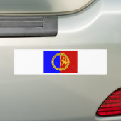 Vlag van de Comanche Nation Bumpersticker (Op auto)
