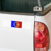 Vlag van de Comanche Nation Bumpersticker (Op Truck)