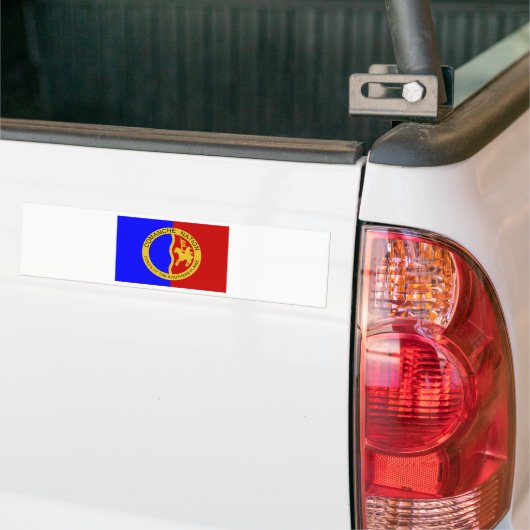 Vlag van de Comanche Nation Bumpersticker (Op Truck)