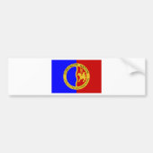 Vlag van de Comanche Nation Bumpersticker (Voorkant)