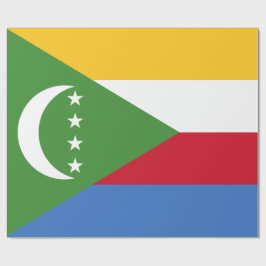 Vlag van de Comoren Cadeaupapier