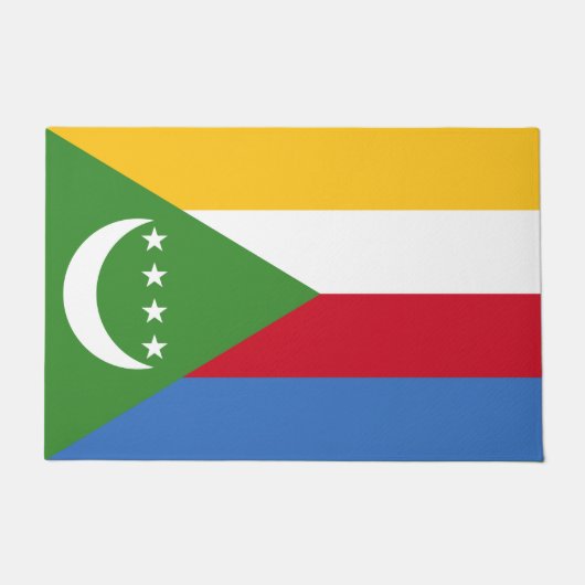 Vlag van de Comoren Deurmat (Voorkant)