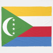 Vlag van de Comoren Fleece Deken (Voorkant (Horizontaal))