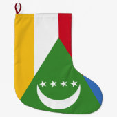 Vlag van de Comoren Grote Kerstsok (Voorkant)
