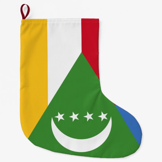 Vlag van de Comoren Grote Kerstsok (Voorkant)