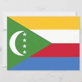 Vlag van de Comoren Kaart