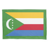 Vlag van de Comoren Kussensloop (Voorkant-Links)