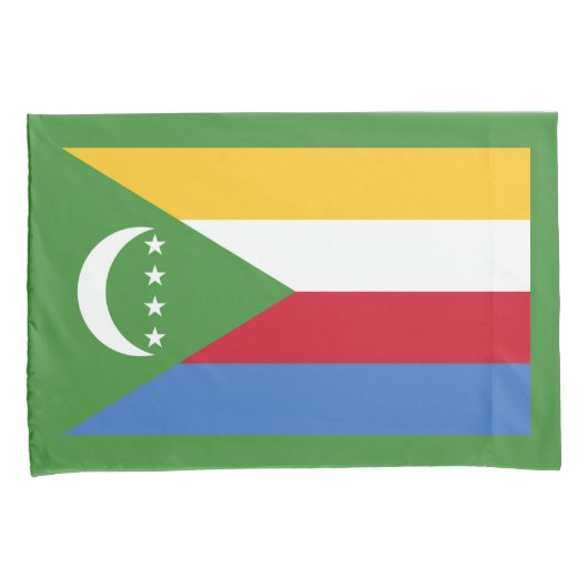 Vlag van de Comoren Kussensloop (Voorkant-Rechts)