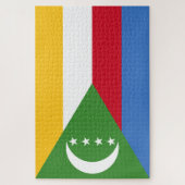 Vlag van de Comoren Legpuzzel (Verticaal)