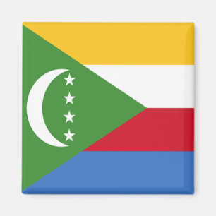 Vlag van de Comoren Magneet