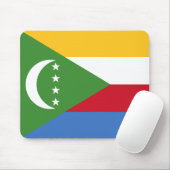 Vlag van de Comoren Muismat (Met muis)