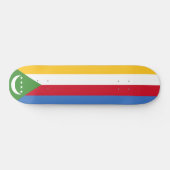 Vlag van de Comoren Persoonlijk Skateboard (Horizontaal)