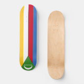 Vlag van de Comoren Persoonlijk Skateboard (Voorkant)