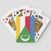 Vlag van de Comoren Pokerkaarten (Achterkant)