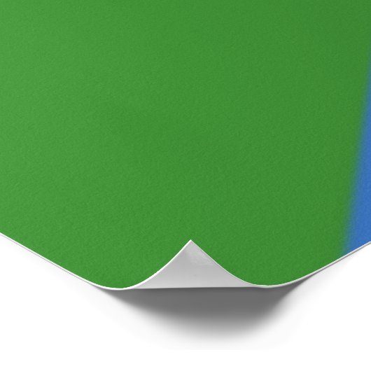 Vlag van de Comoren Poster (Hoek)