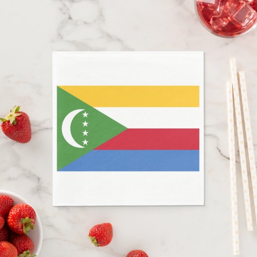 Vlag van de Comoren Servet (Insitu)