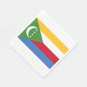 Vlag van de Comoren Servet (Hoek)