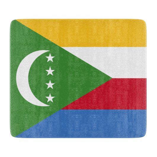 Vlag van de Comoren Snijplank (Voorkant)