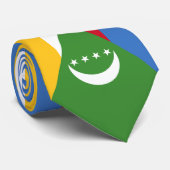 Vlag van de Comoren Stropdas (Opgerold)