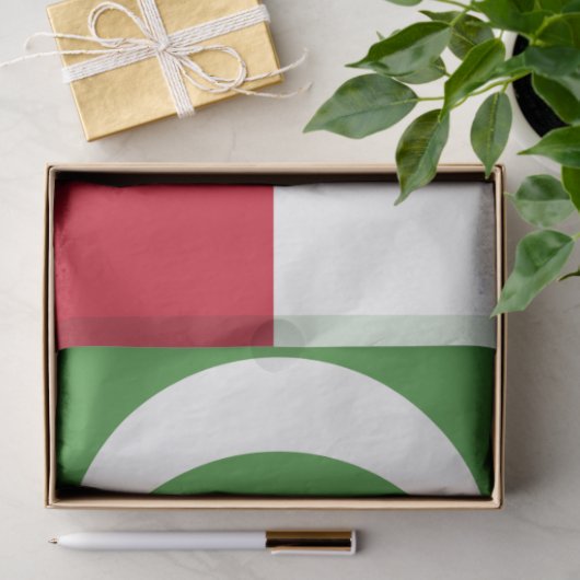 Vlag van de Comoren Tissuepapier (Geschenk)