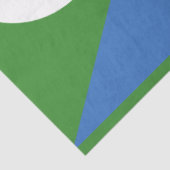 Vlag van de Comoren Tissuepapier (Detail)