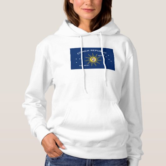 Vlag van de Conch-republiek, vlag van het sleutelw Hoodie (Voorkant)