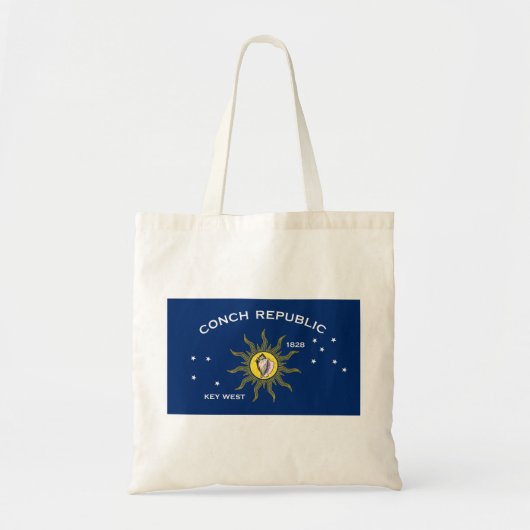 Vlag van de Conch Republiek, Vlag van Key West Tote Bag (Voorkant)