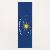 Vlag van de Conch Republiek Yogamat (Voorkant)