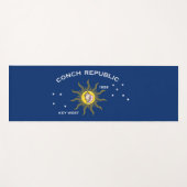 Vlag van de Conch Republiek Yogamat (Voorkant (horizontaal))