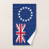 Vlag van de Cookeilanden Bad Handdoek (Handdoek)