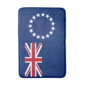 Vlag van de Cookeilanden Badmat (Voorkant Verticaal)