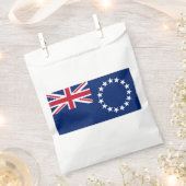 Vlag van de Cookeilanden Bedankzakje (Geknipt)
